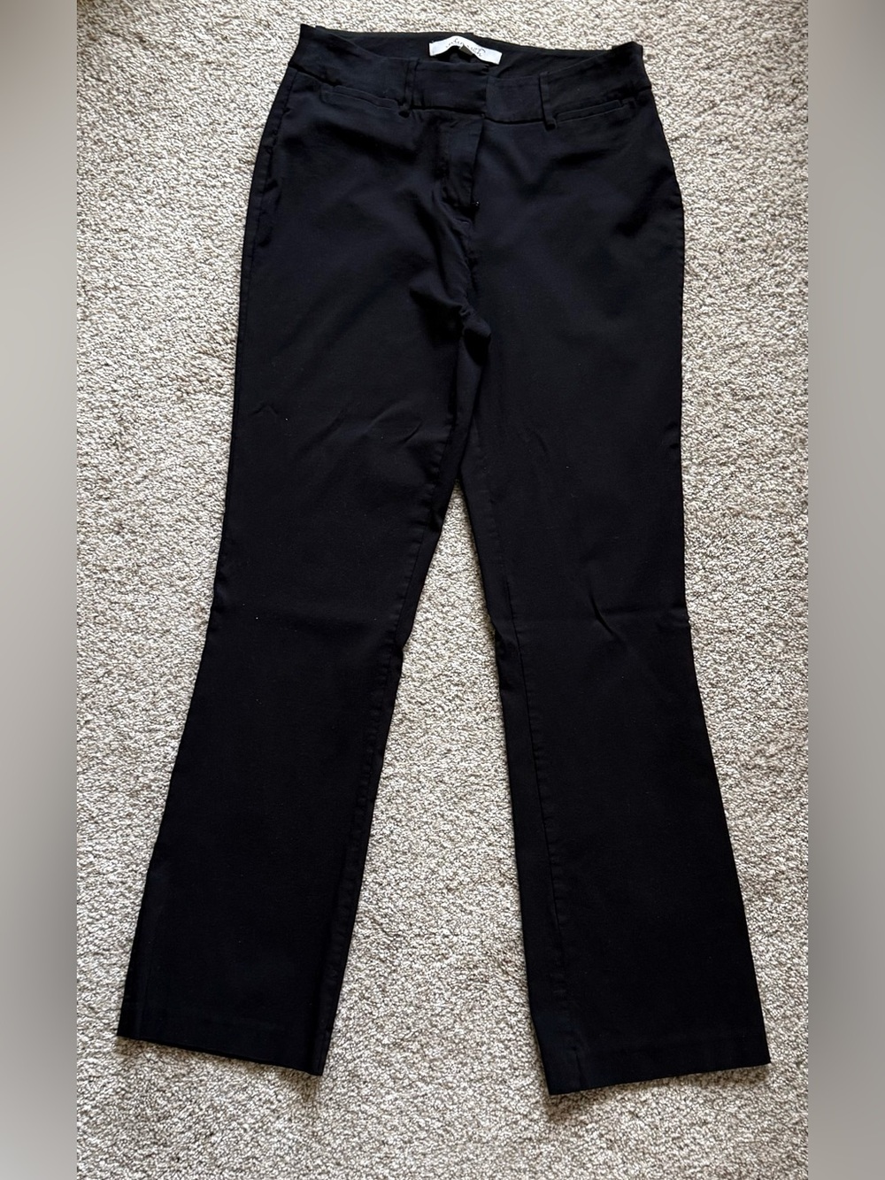 Black Dress Pants (slight bootcut) 6x31